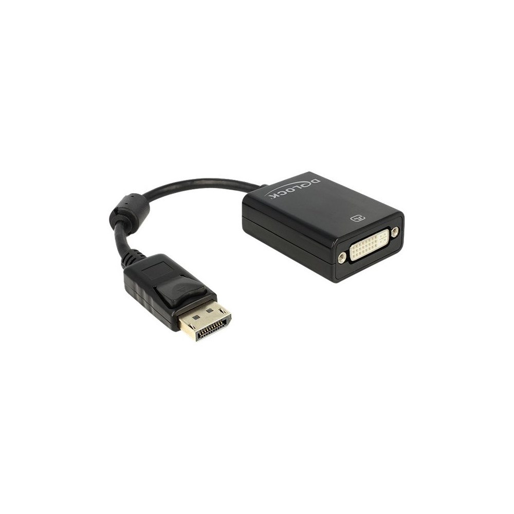 DeLOCK Delock Adapter Displayport male > DVI 24+5 female - DisplayPort-adapter - 13 cm