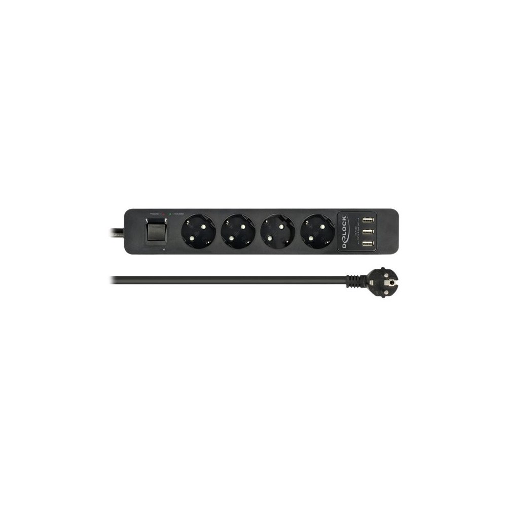 DeLOCK Delock Extension Socket - effektband - 4000 Watt
