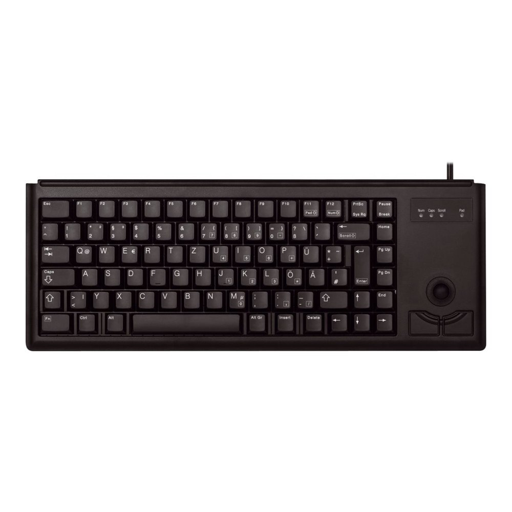 CHERRY CHERRY Compact-Keyboard G84-4400 - tangentbord - amerikansk - svart Inmatningsenhet