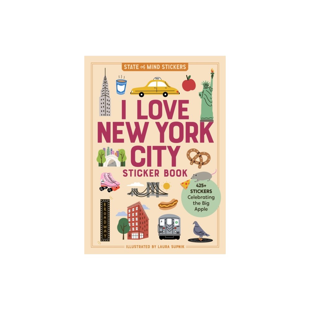 Workman Publishing I Love New York City Sticker Book (häftad, eng)