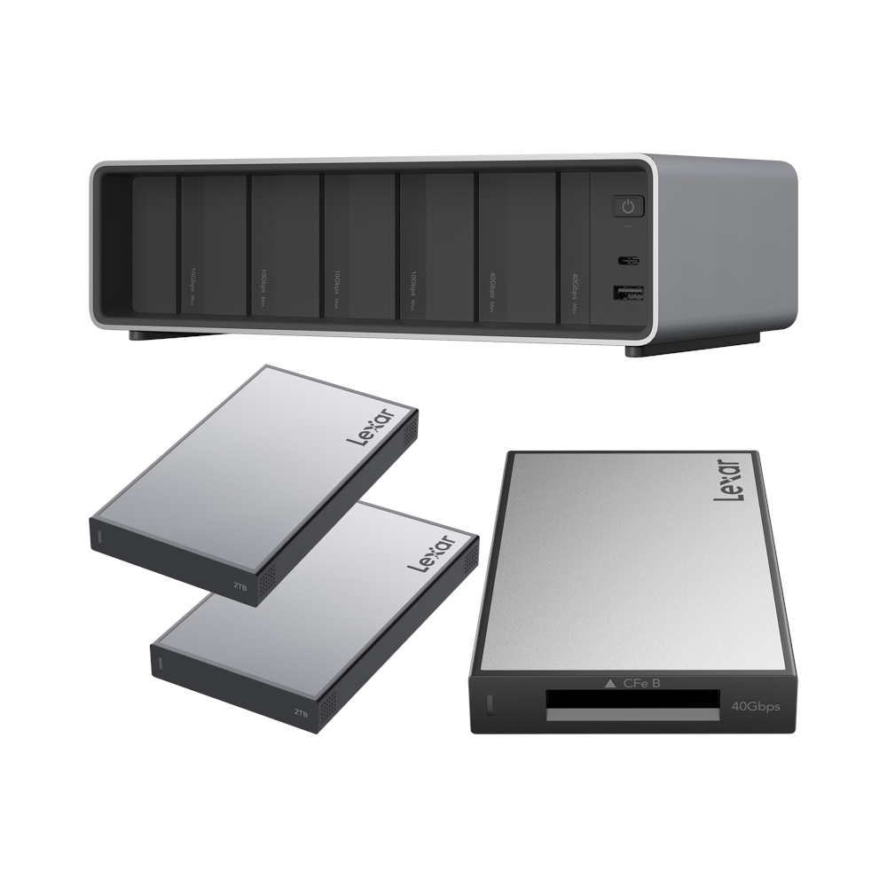 LEXAR Lexar Professional Workflow Pro with CFexpress Type B reader and 2x2TB SSD