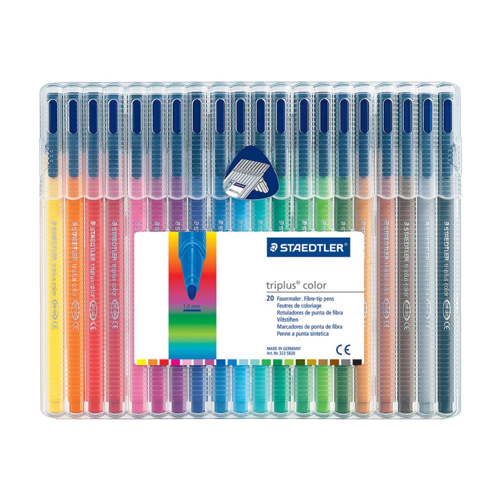 STAEDTLER STAEDTLER triplus color - fiberspetspenna - blandfärger (paket om 20)