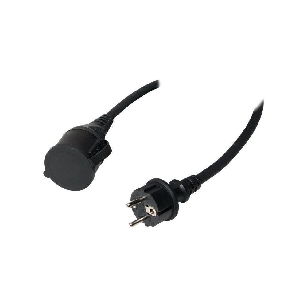 2direct LogiLink - förlängningskabel för ström - power CEE 7/7 till power CEE 7/7 - 5 m