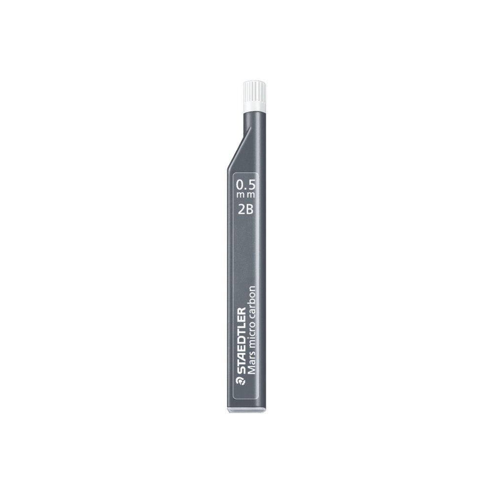 STAEDTLER STAEDTLER Mars micro carbon - blyertspenna - 2B - jetsvart (paket om 12)