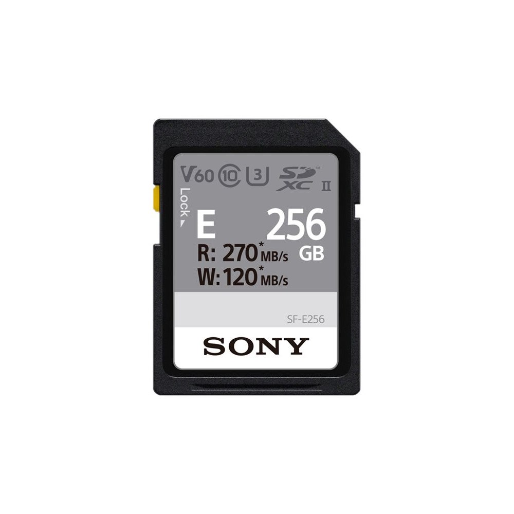 Sony Sony SF-E Series SF-E256 - flash-minneskort - 256 GB - SDXC UHS-II
