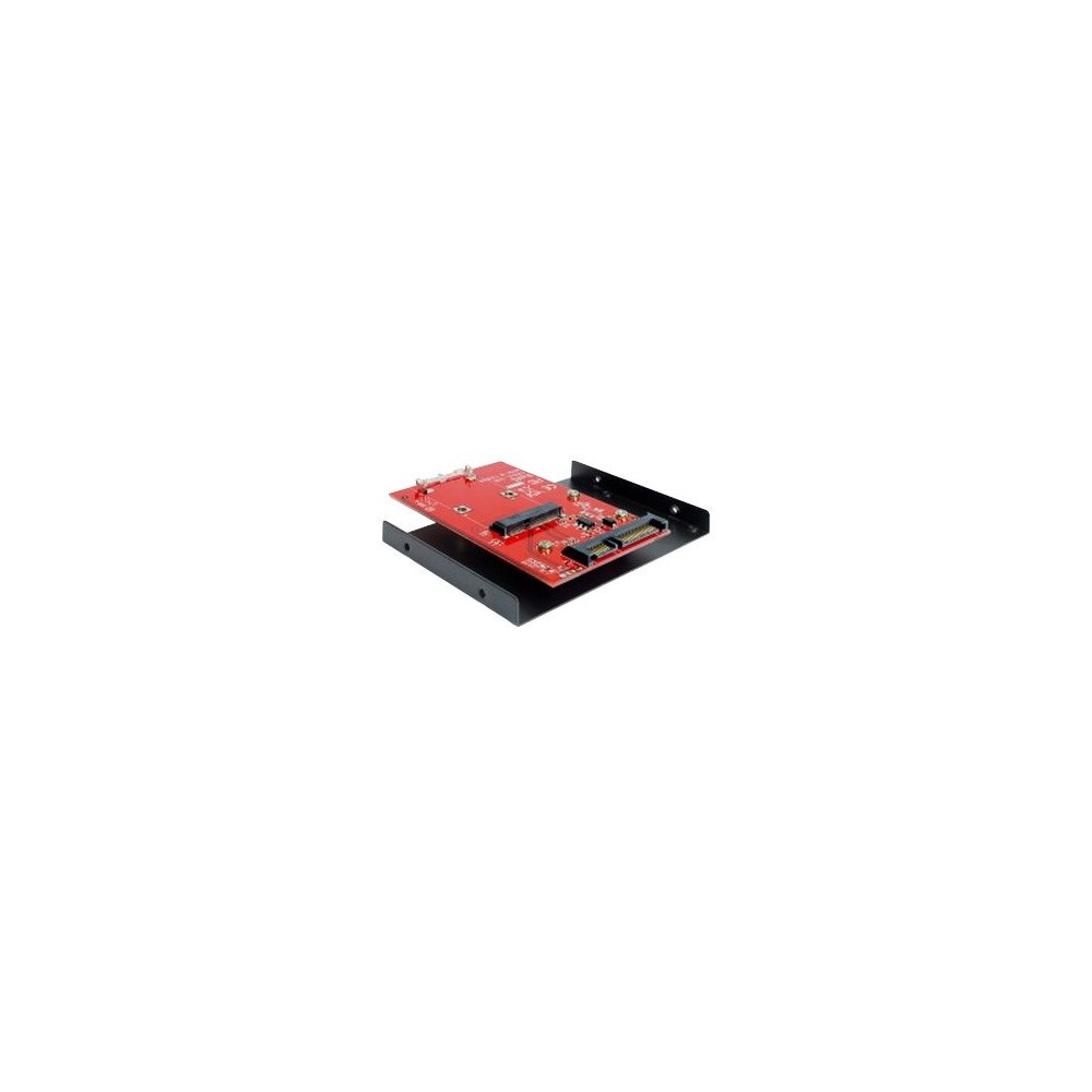 DeLOCK Delock Converter SATA 22 pin > mSATA with 3.5" Frame - kontrollerkort - SATA 6Gb/s - SATA 6Gb/s