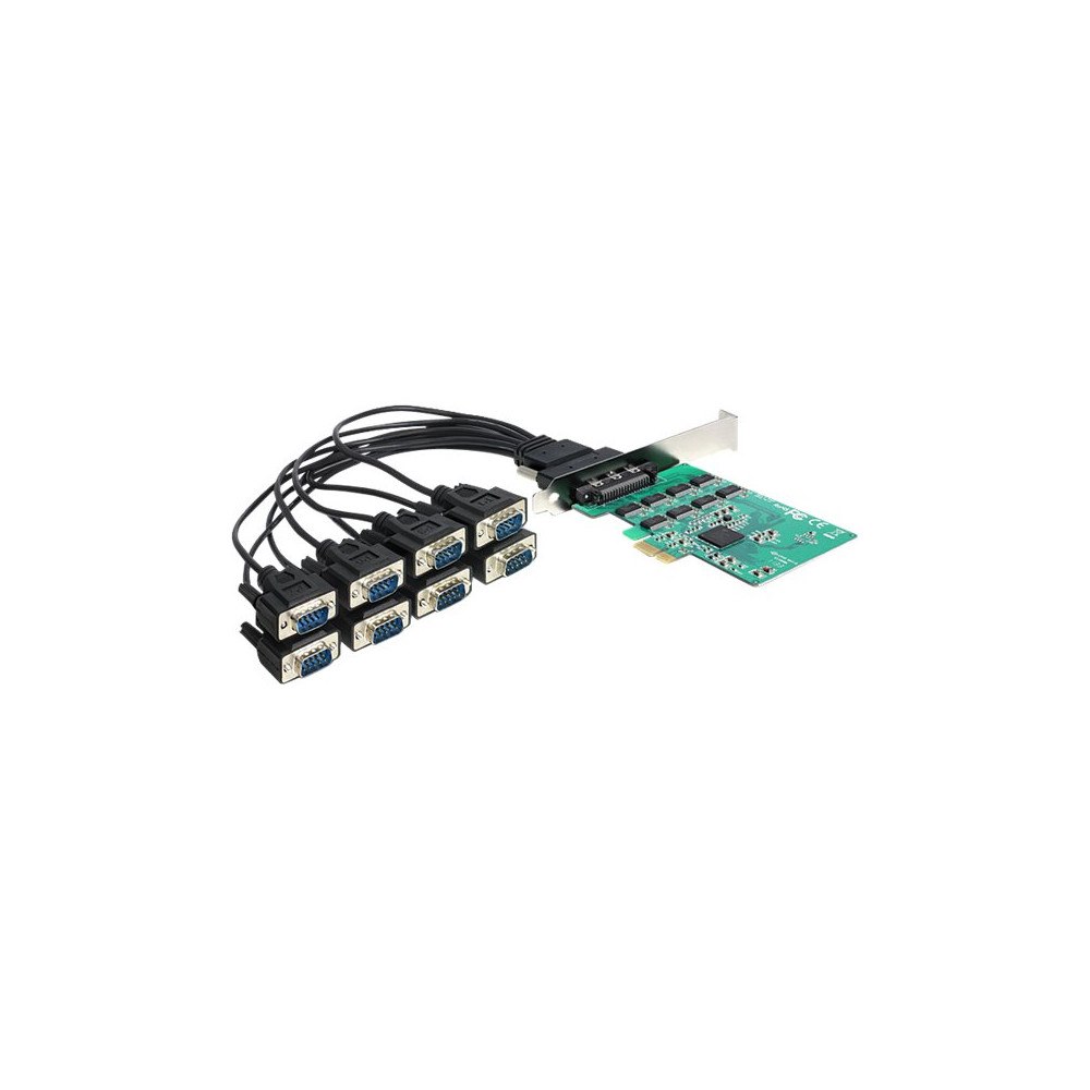 DeLOCK Delock PCI Express Card > 8 x Serial RS-232 - seriell adapter - PCIe - RS-232 x 8