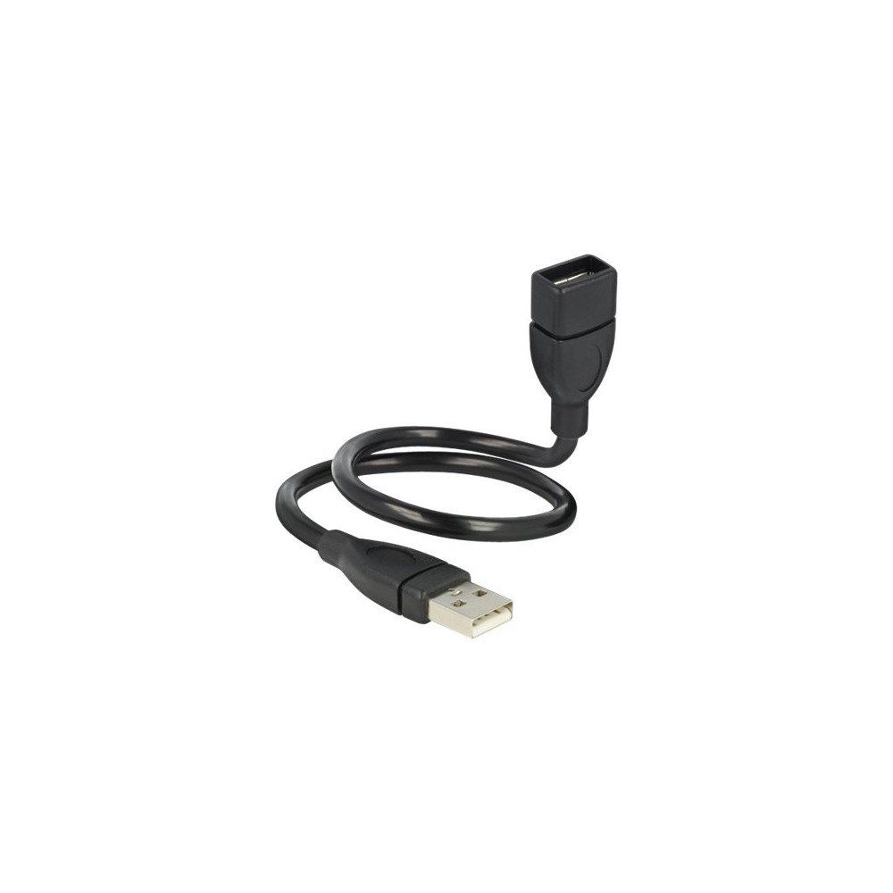 DeLOCK Delock ShapeCable - USB-förlängningskabel - USB till USB - 35 cm
