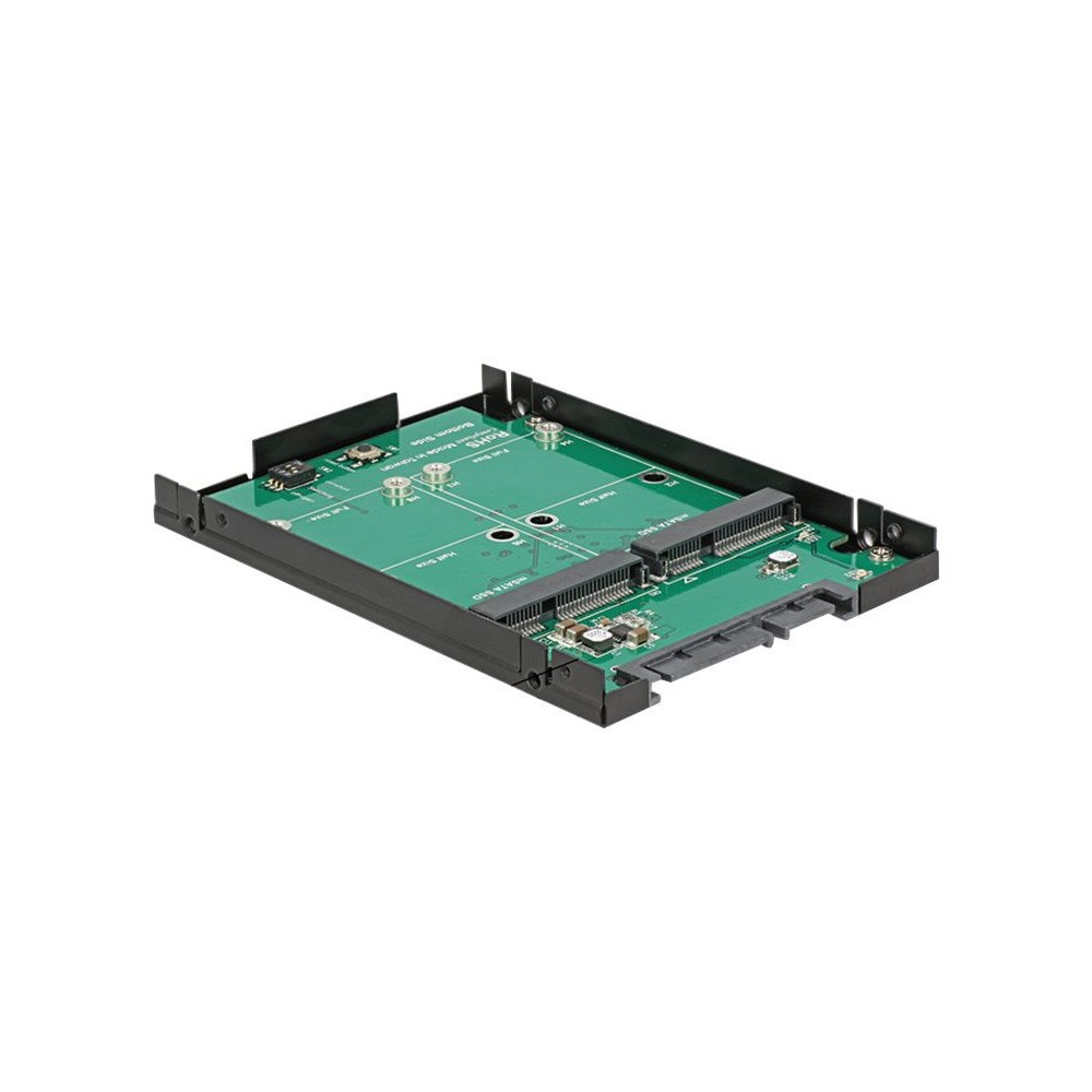 DeLOCK Delock - kontrollerkort (RAID) - mSATA - SATA 6Gb/s
