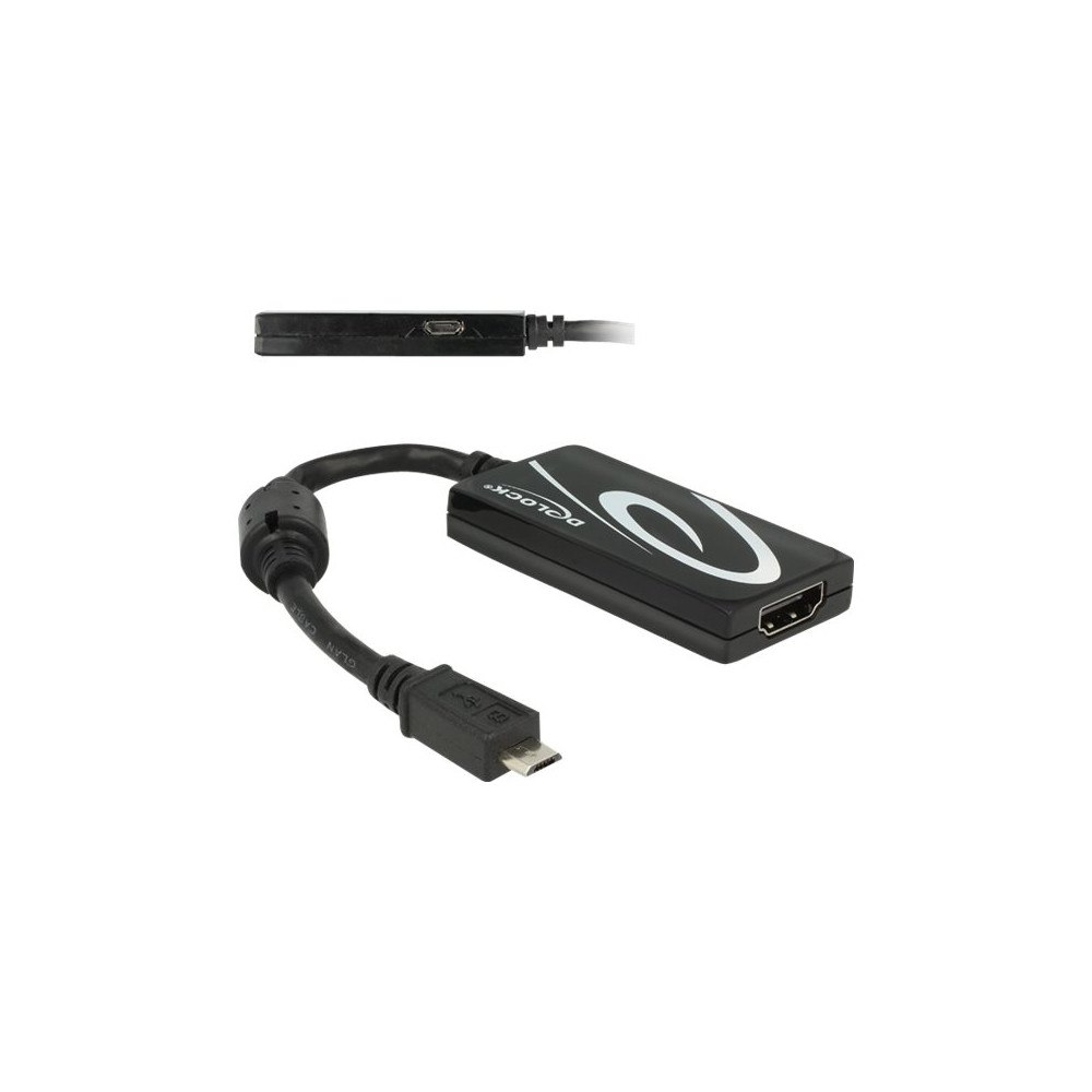DeLOCK Delock adapter för video / ljud - MHL / HDMI - 20 cm