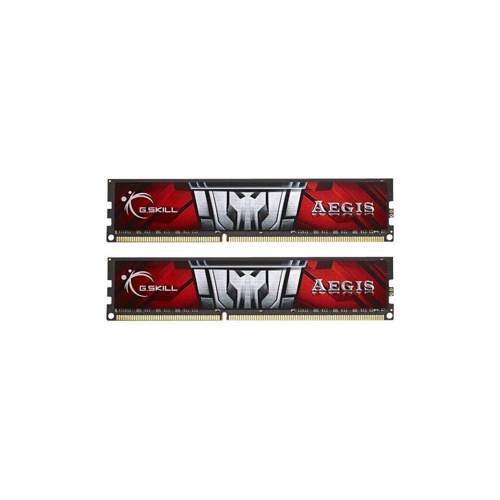 G.Skill G.Skill AEGIS F3-1600C11D-8GIS - DDR3 - sats - 8 GB: 2 x 4 GB - DIMM 240-pin - 1600 MHz / PC3-12800 - ej buffrad