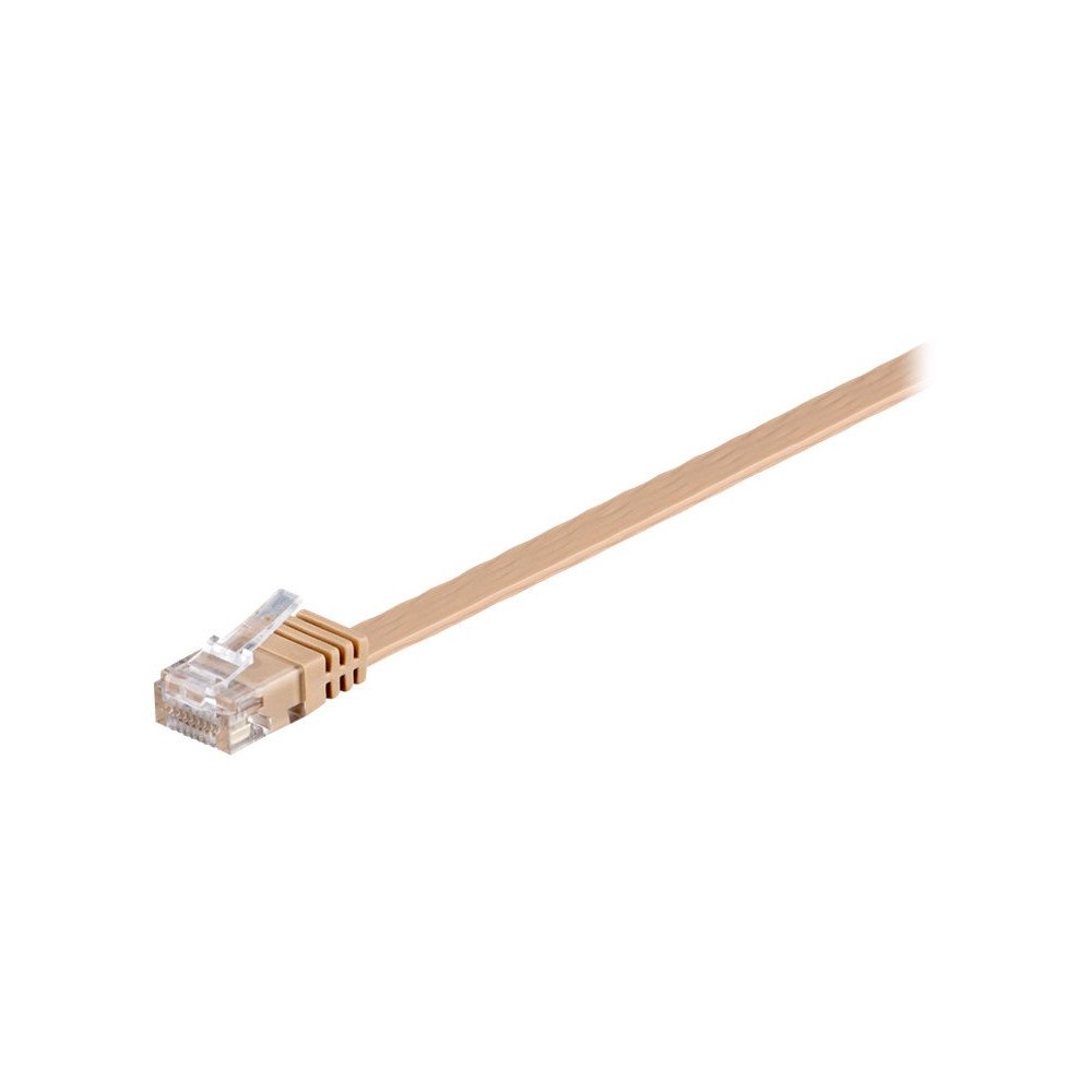 Goobay goobay patch-kabel - 10 m - ljusbrun