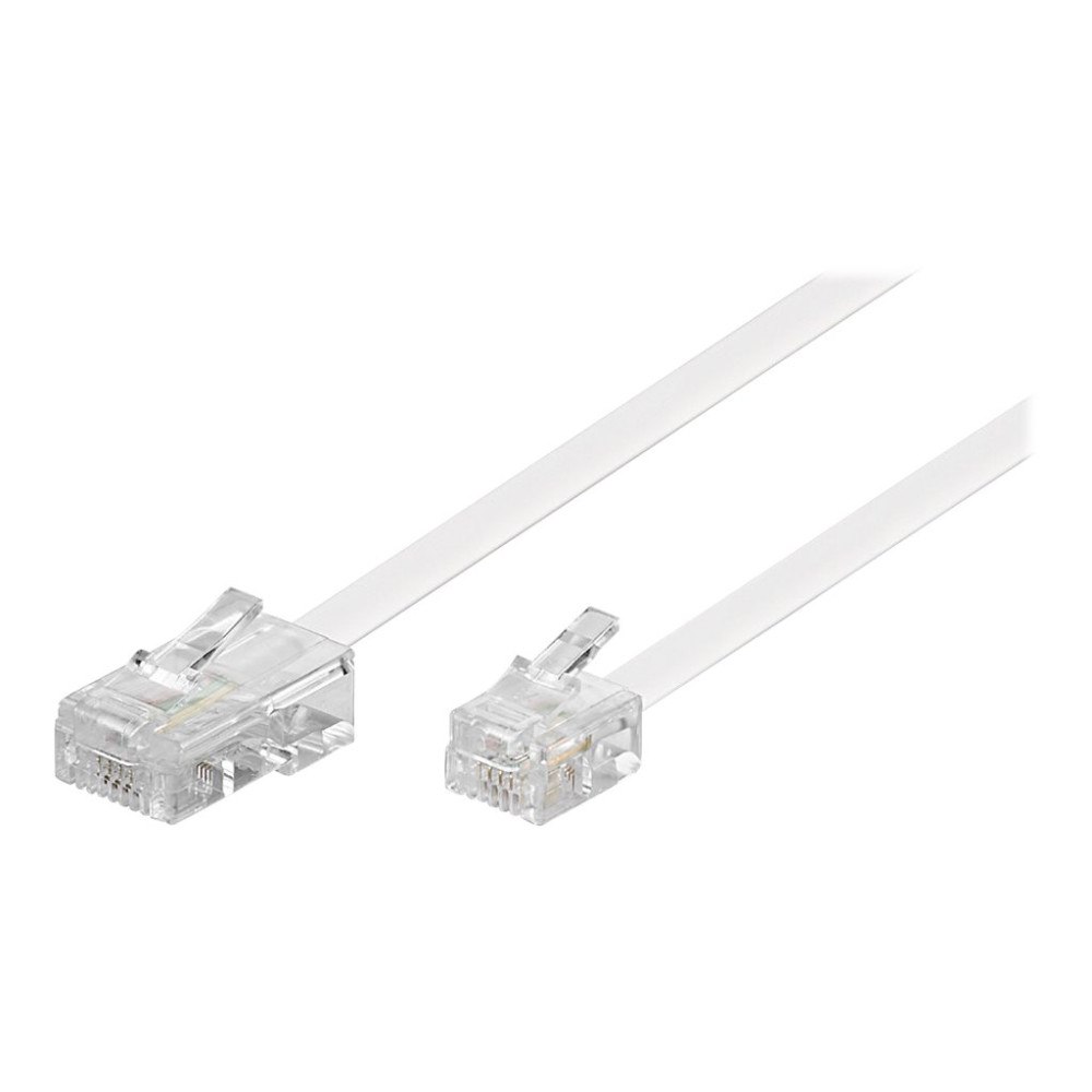 Goobay goobay telefonkabel - 6 m - vit
