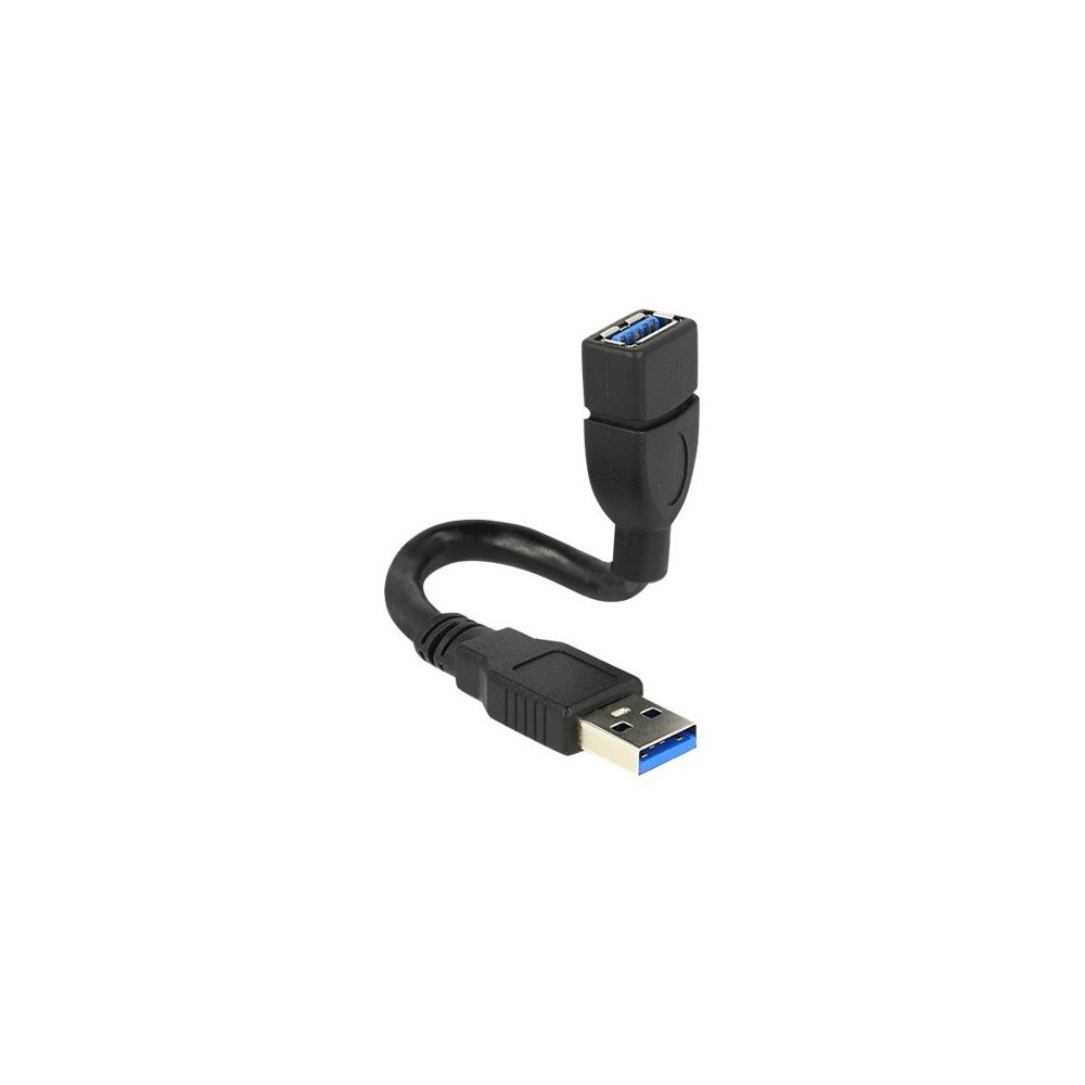 DeLOCK Delock ShapeCable - USB-förlängningskabel - USB typ A till USB typ A - 15 cm