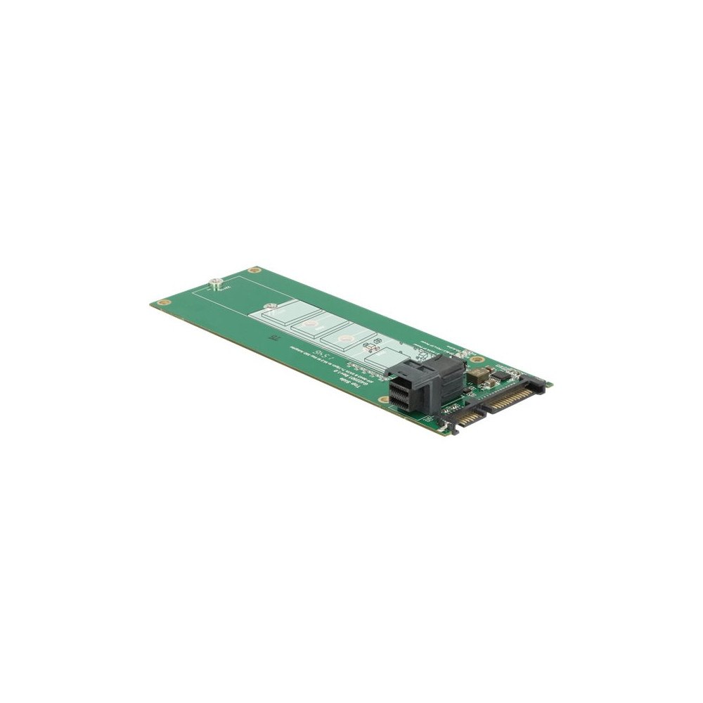 DeLOCK Delock Converter SATA 22 pin / SFF-8643 NVMe > 1 x M.2 NGFF Key M - gränssnittsadapter - M.2 Card - SAS 6Gb/s, SATA 6Gb/...