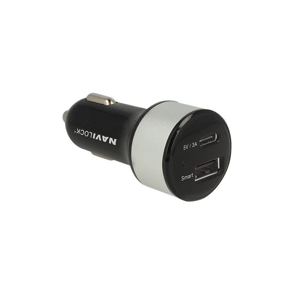 NaviLock Navilock Car charger strömadapter för bil - USB, 24 pin USB-C