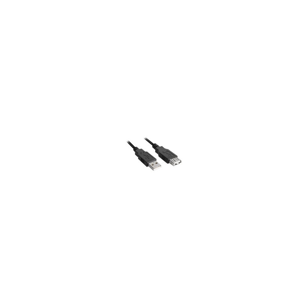 Sharkoon Sharkoon - USB-förlängningskabel - USB till USB - 3 m