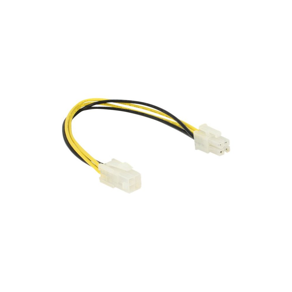 DeLOCK Delock - förlängningskabel för ström - 4 pin ATX12V till 4 pin ATX12V - 30 cm