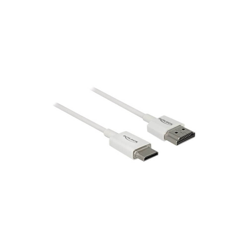 DeLOCK Delock High Speed HDMI with Ethernet - HDMI-kabel med Ethernet - 50 cm