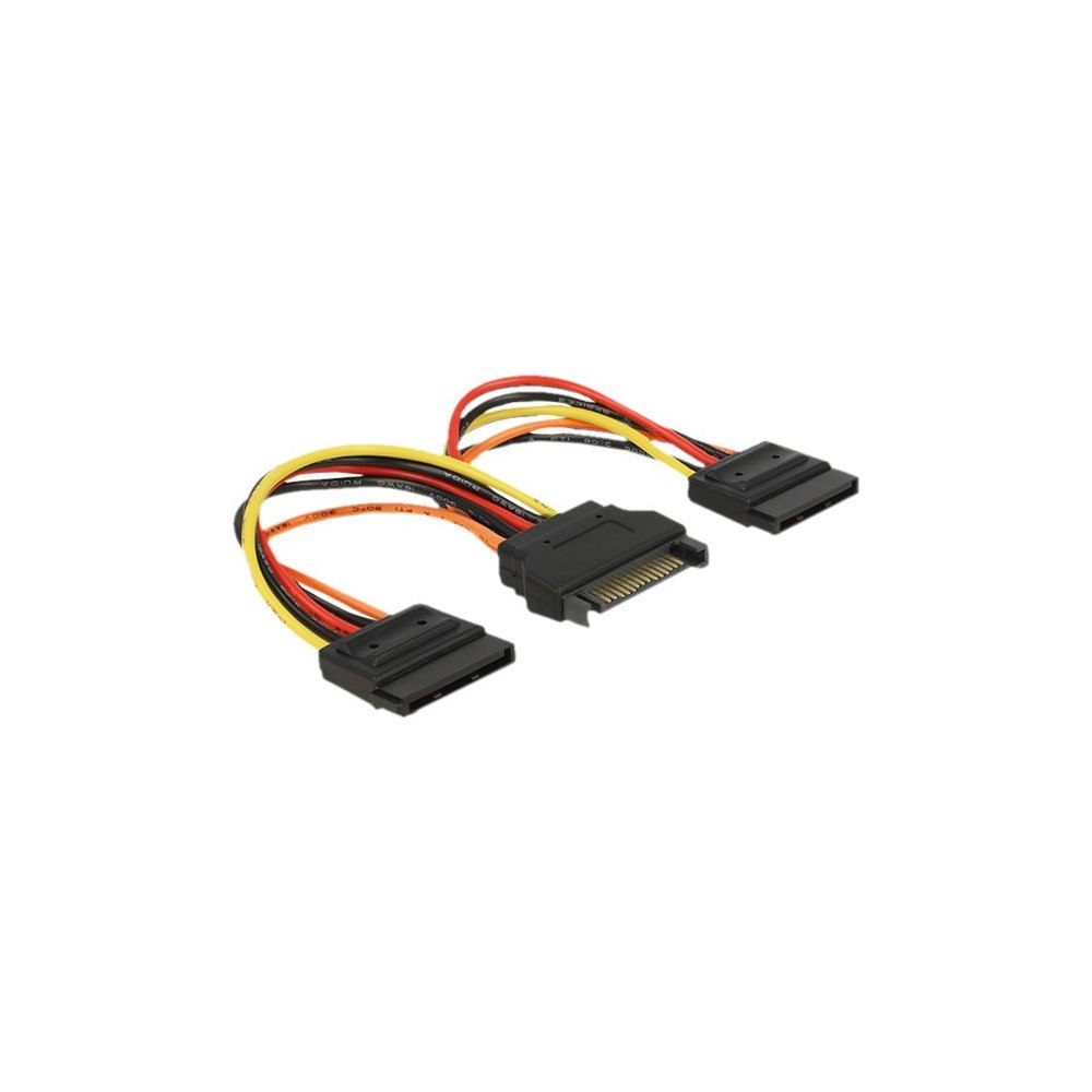 DeLOCK Delock - strömkabel - SATA-ström till SATA-ström - 15 cm