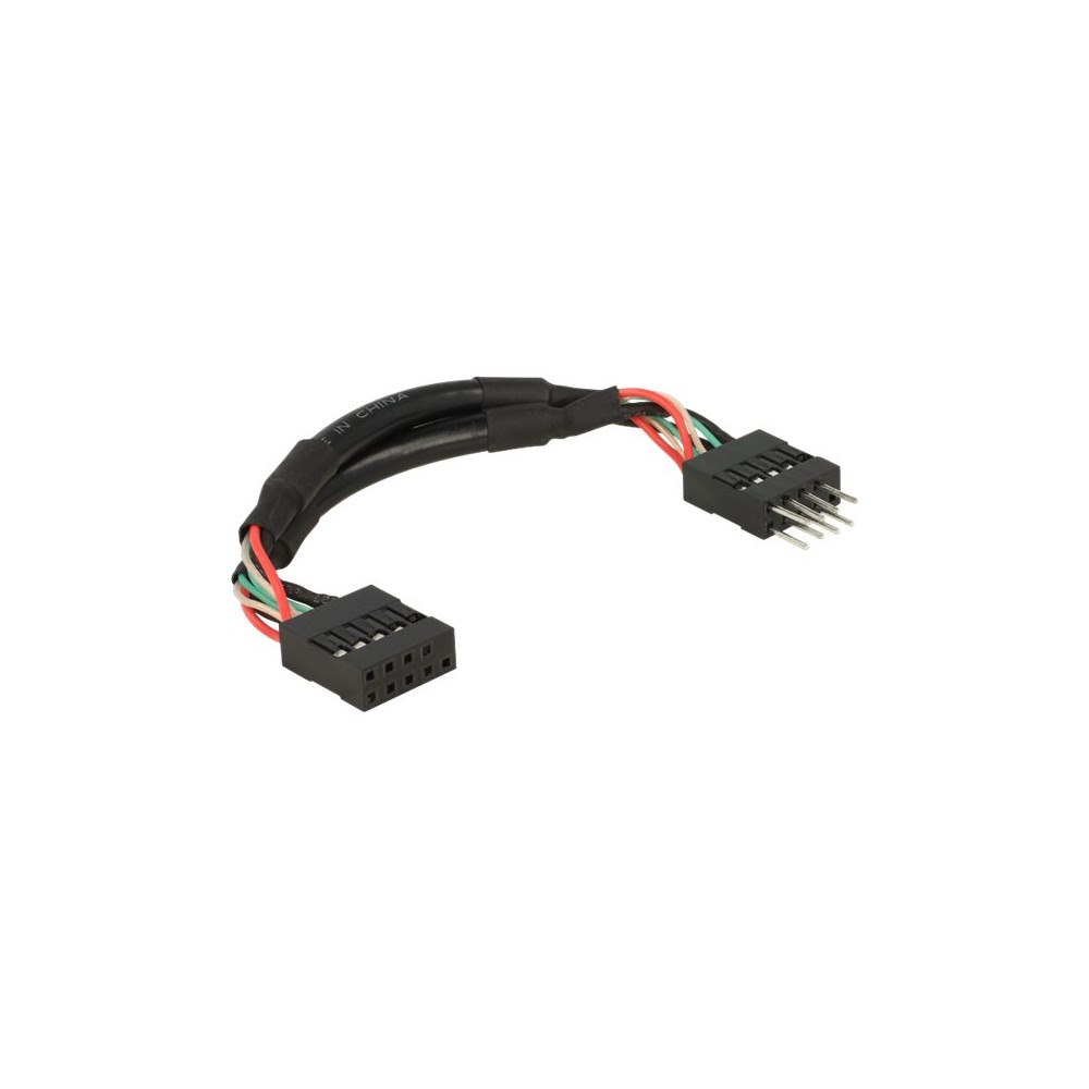 DeLOCK Delock USB 2.0 Pin Header - USB-internkabel - 10-stifts USB-överdel till 10-stifts USB-överdel - 10 cm