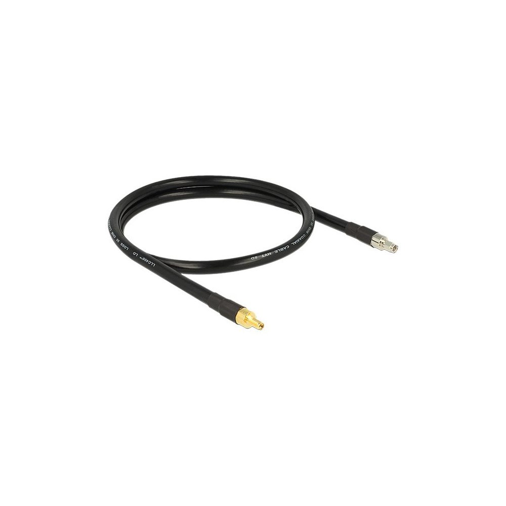 DeLOCK Delock CFD400 LLC400 low loss - antennförlängningskabel - 1 m - svart