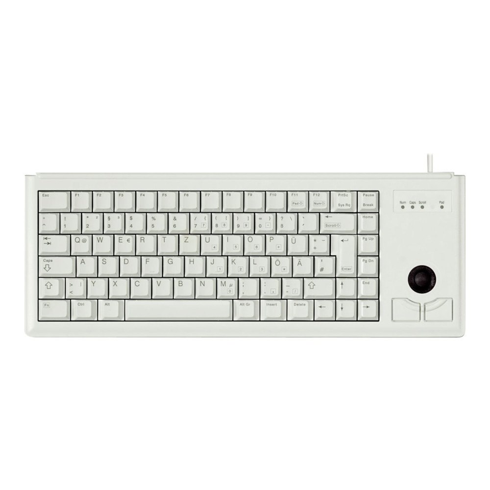 CHERRY CHERRY Compact-Keyboard G84-4400 - tangentbord - engelska - ljusgrå Inmatningsenhet