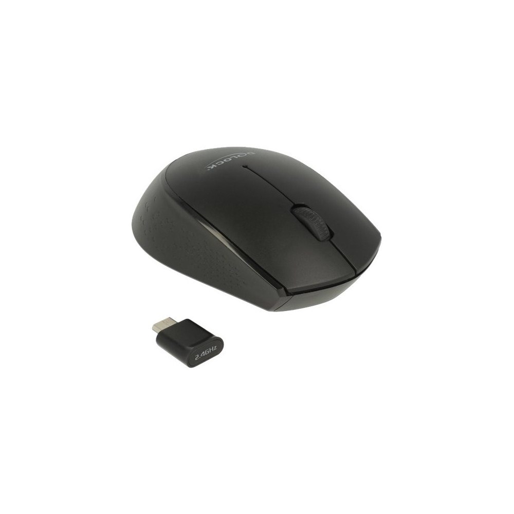 DeLOCK Delock mini - mus - 2.4 GHz - svart