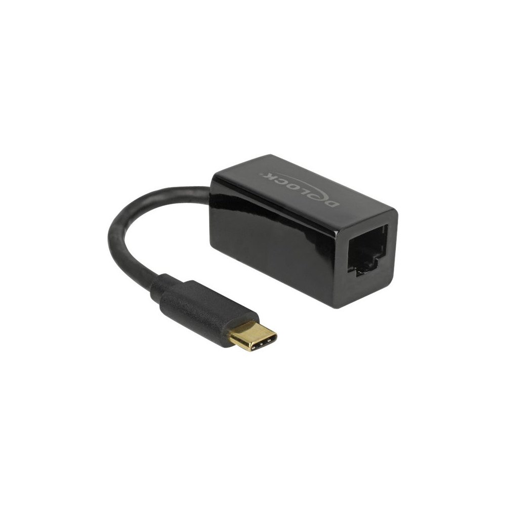 DeLOCK Delock - nätverksadapter - USB-C 3.1 - Gigabit Ethernet x 1