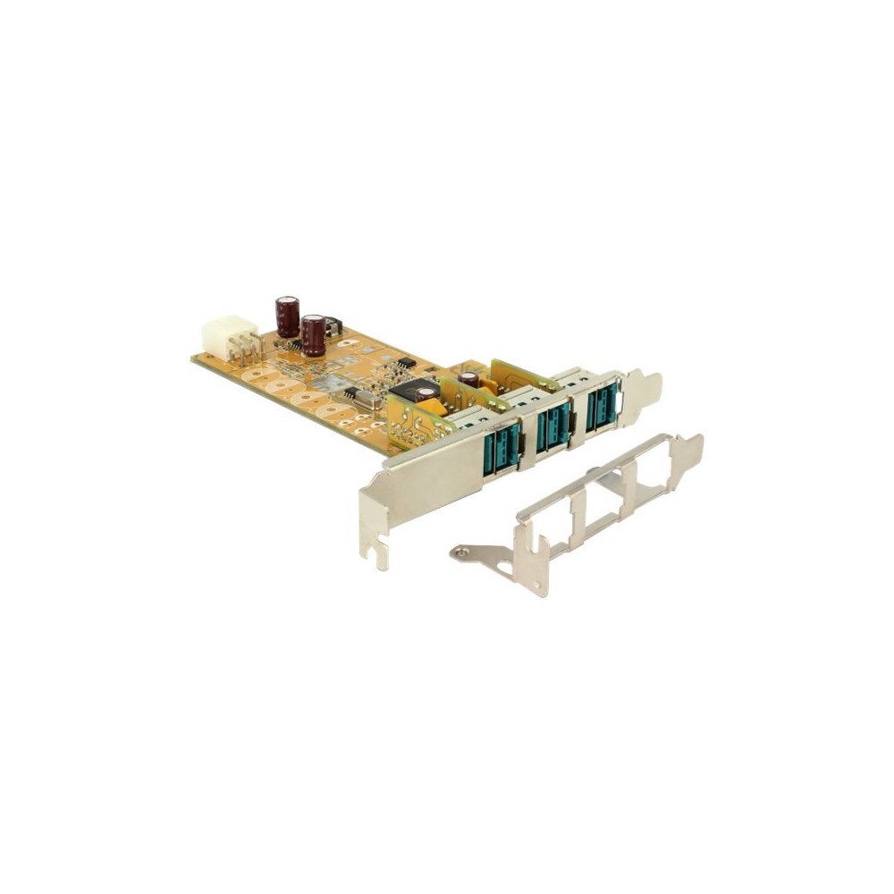 DeLOCK Delock - USB-adapter - PCIe 1.1 - PoweredUSB 2.0 (12 V) x 3