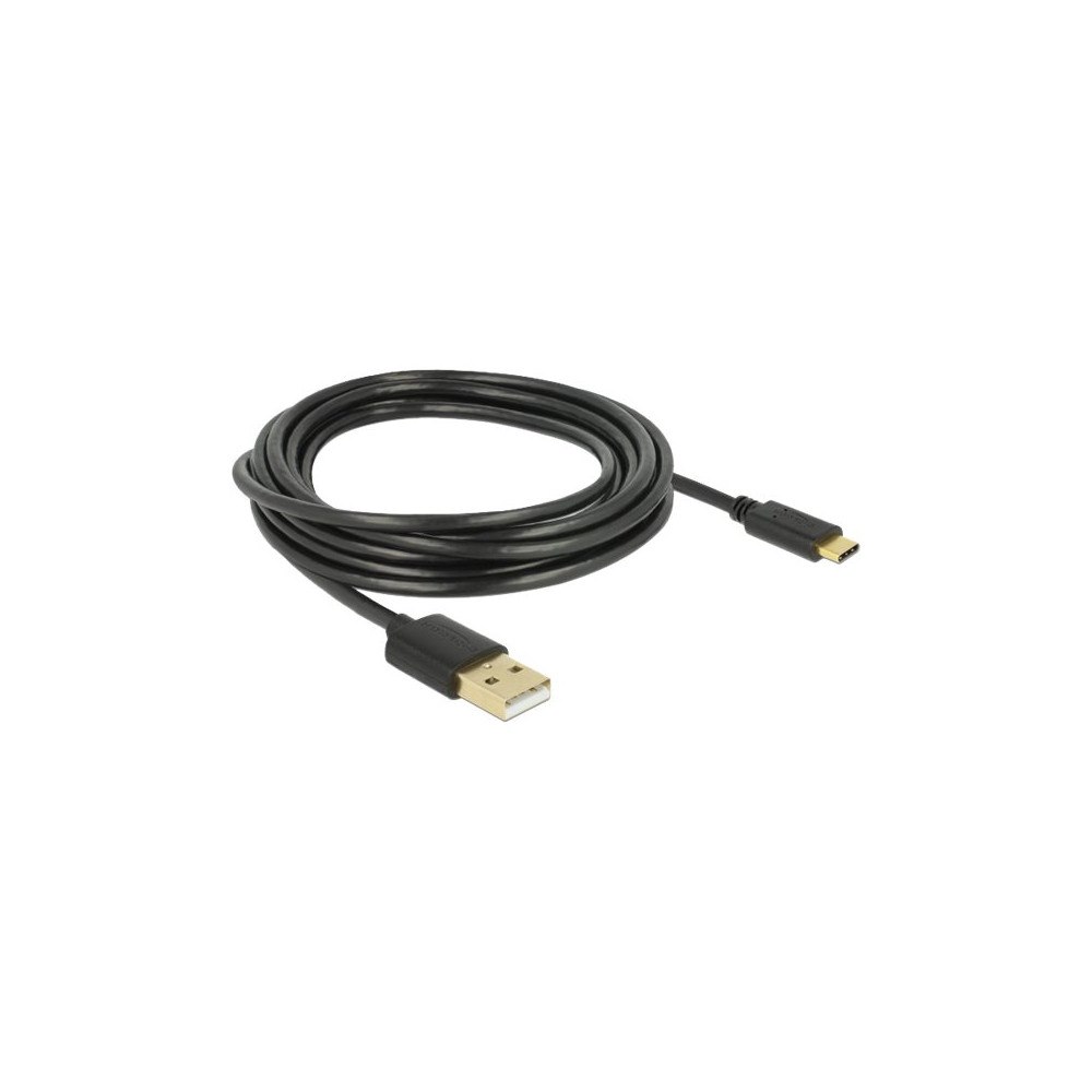DeLOCK Delock - USB typ C-kabel - 24 pin USB-C till USB - 3 m