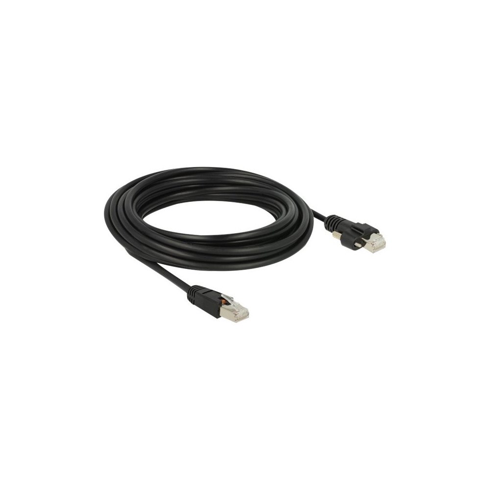DeLOCK Delock patch-kabel - 5 m - svart