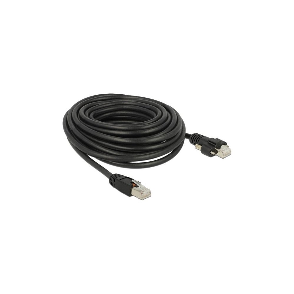 DeLOCK Delock patch-kabel - 10 m - svart