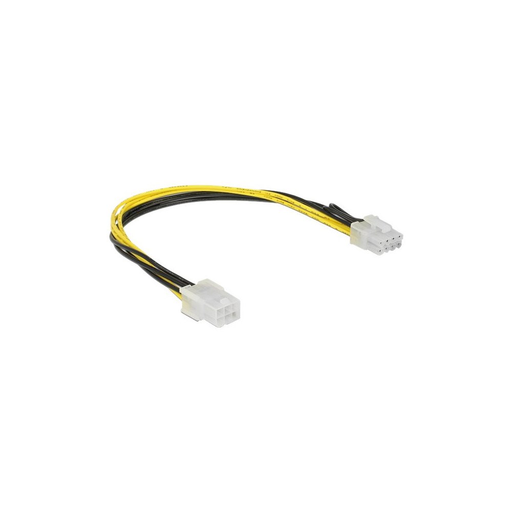 DeLOCK Delock - strömadapter - 6-stifts PCIe-ström till 8-stifts PCIe-ström - 30 cm