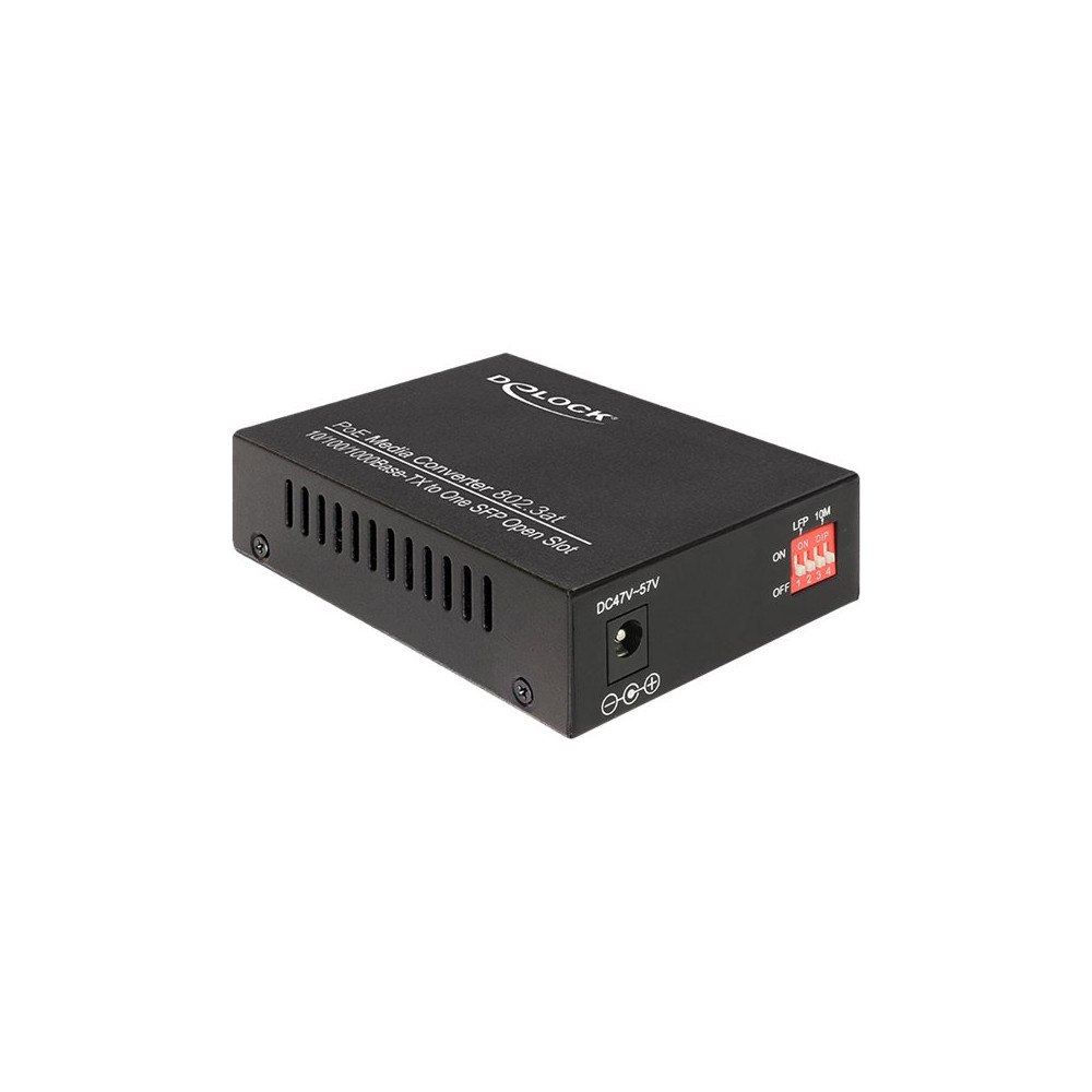 DeLOCK Delock Gigabit Ethernet Media Converter - fibermediekonverterare - 10Mb LAN, 100Mb LAN, 1GbE