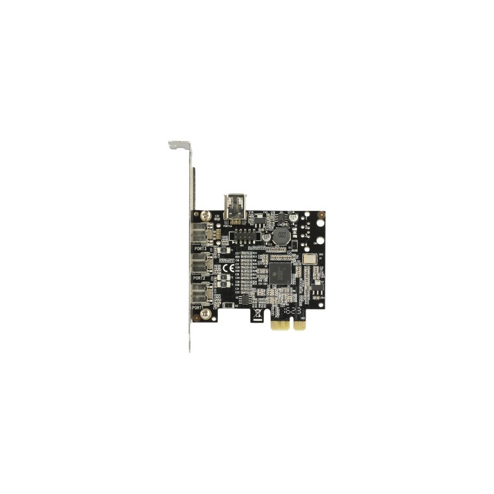 DeLOCK Delock PCI Express Card > 3 x external FireWire B + 1 x internal FireWire A - FireWire-adapter - PCI Express x1