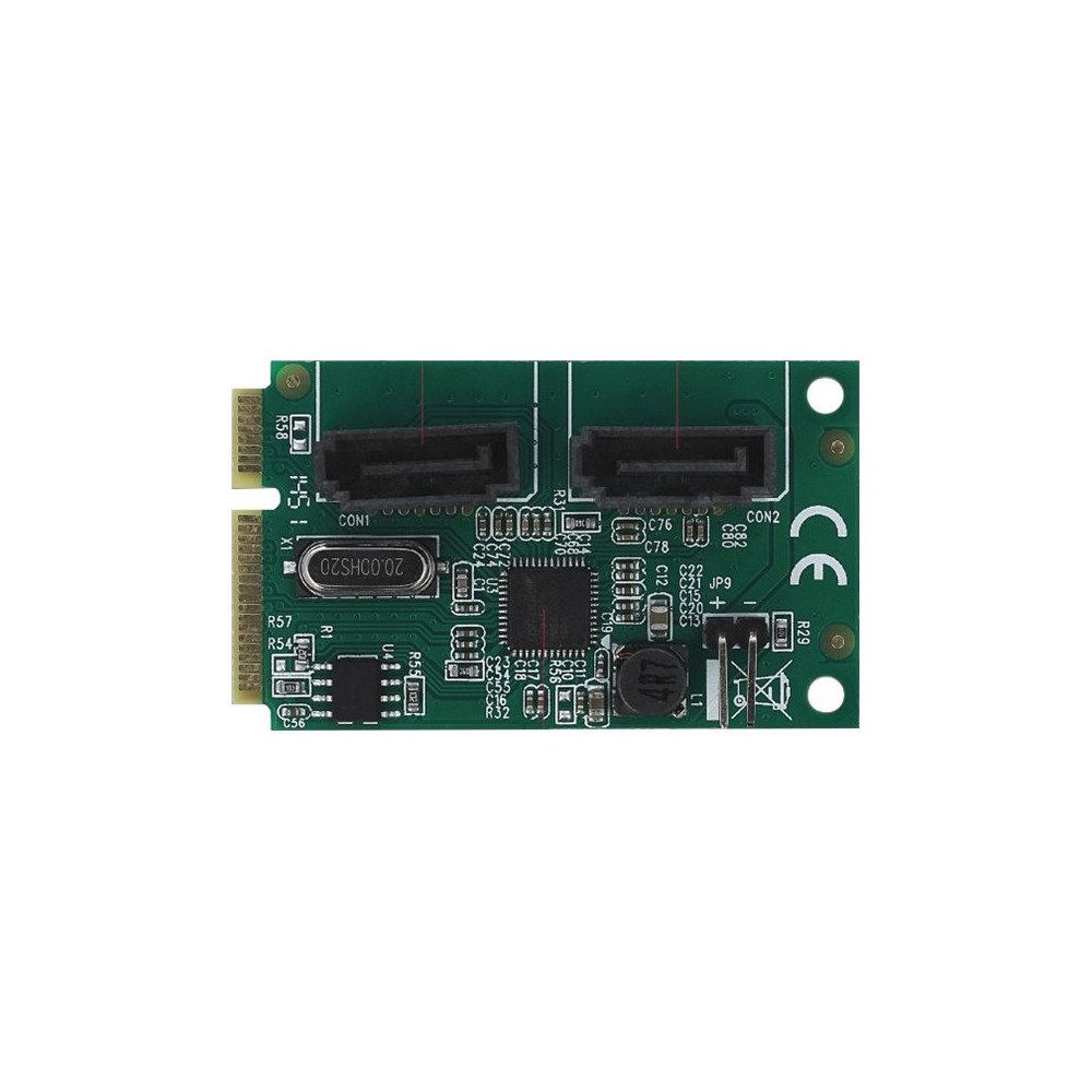 DeLOCK Delock - kontrollerkort (RAID) - SATA 6Gb/s - PCIe 2.0 Mini Card