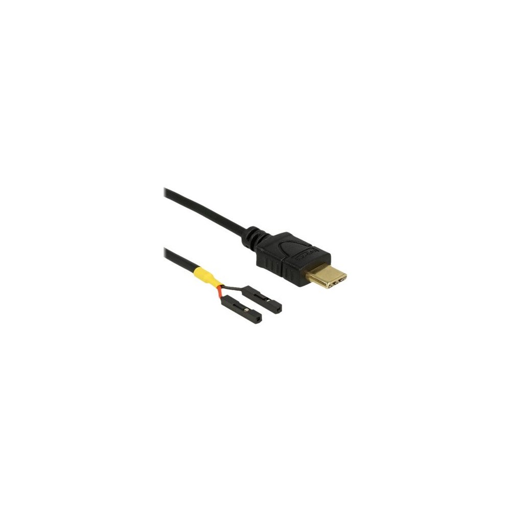 DeLOCK Delock - USB typ C-kabel - USB-C till 2-stifts USB-kontakt - 50 cm
