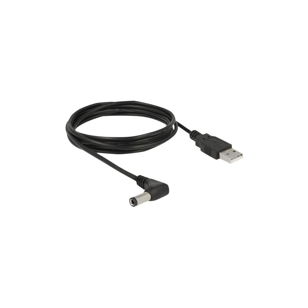 DeLOCK Delock - strömkabel - Växelströmsjack 5,5 x 2,5 mm till USB (endast ström) - 1.5 m