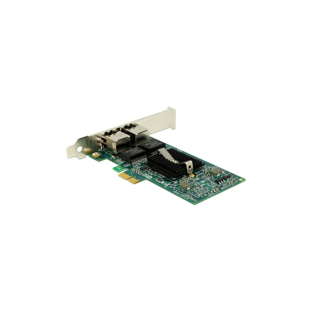 DeLOCK Delock PCI Express Card > 2 x Gigabit LAN - nätverksadapter - PCIe 2.0 - Gigabit Ethernet x 2