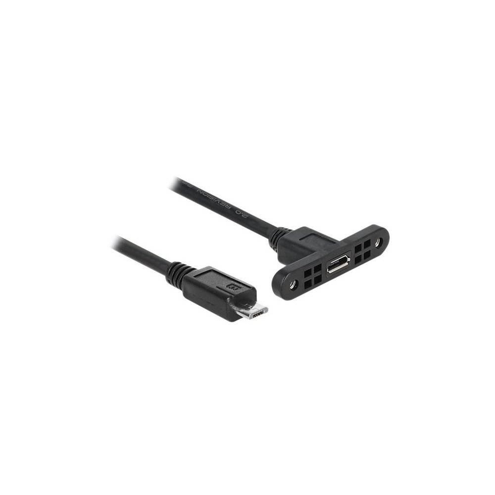 DeLOCK Delock - USB-förlängningskabel - mikro-USB typ B till mikro-USB typ B - 25 cm
