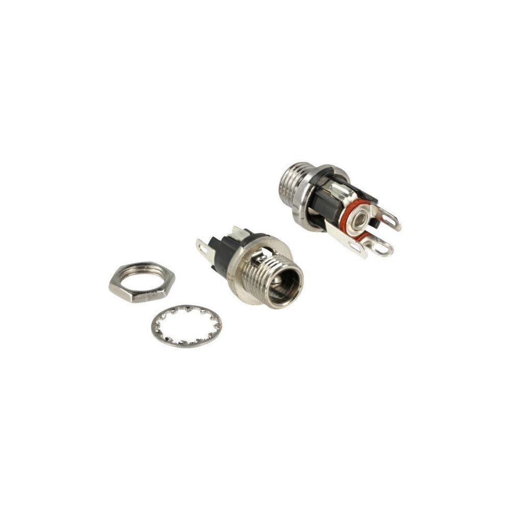 DeLOCK Delock - elkontakt - DC-jack 5,5 mm x 9,5 mm (ID: 2,5 mm)