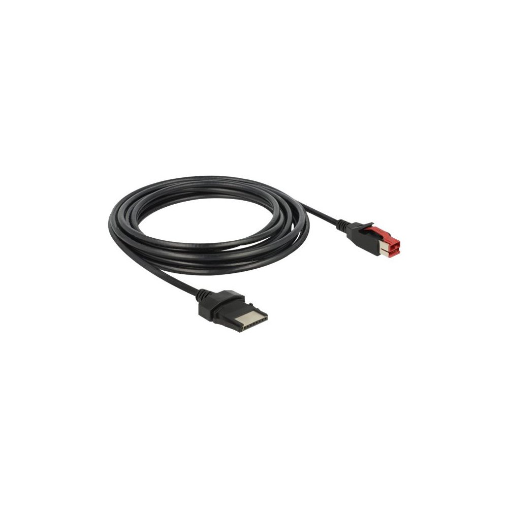 DeLOCK Delock - USB-kabel med egen strömförsörjning - USB PlusPower (24 V) till 8 stifts (1x8) PoweredUSB-fjärrsida - 4 m