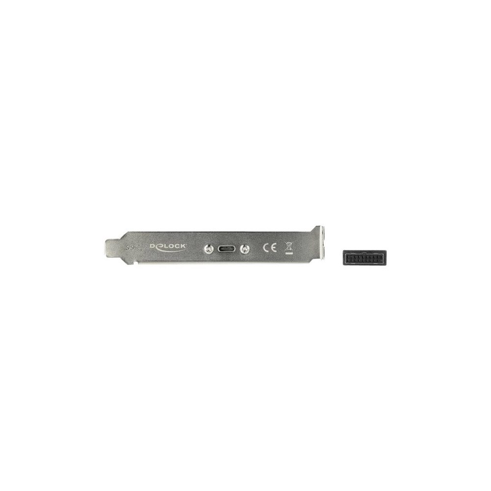 DeLOCK Delock Slot bracket - USB-panel - 19-stifts USB 3.0-kontakt till USB-C - 50 cm