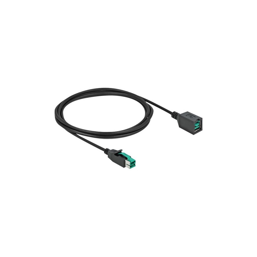 DeLOCK Delock - PoweredUSB förlängningskabel - USB PlusPower (12 V) till USB PlusPower (12 V) - 2 m