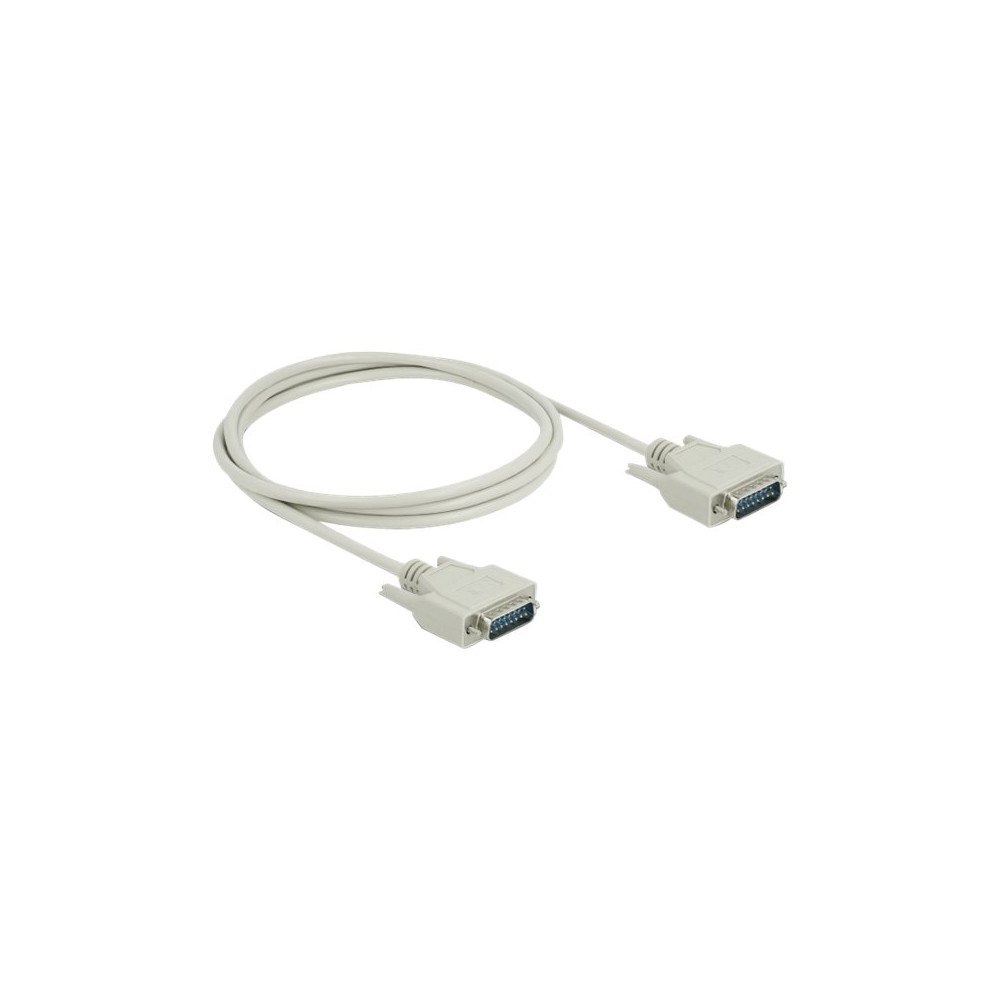 DeLOCK Delock - seriell kabel - 15 pin D-Sub (DB-15) till 15 pin D-Sub (DB-15) - 2 m