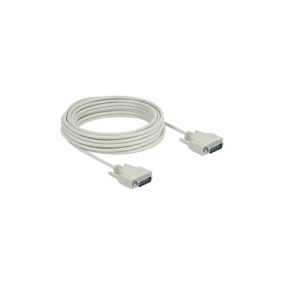 DeLOCK Delock - seriell kabel - 15 pin D-Sub (DB-15) till 15 pin D-Sub (DB-15) - 10 m