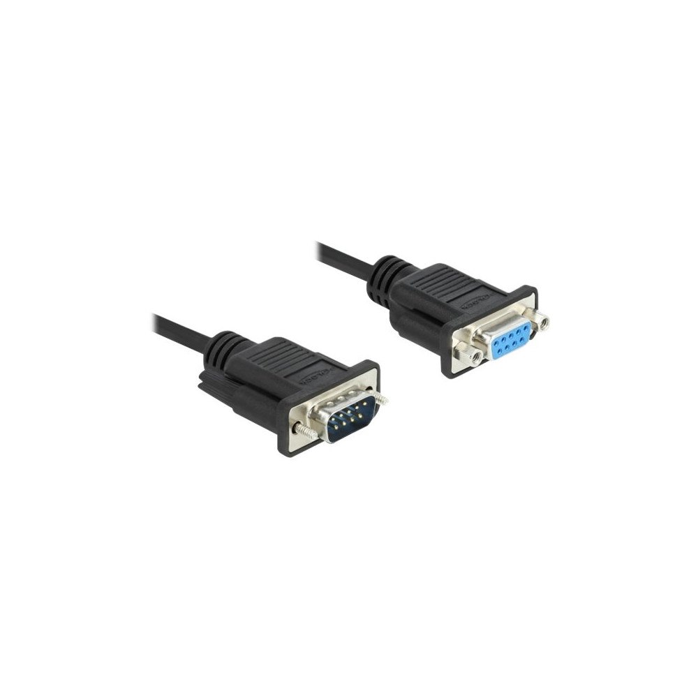 DeLOCK Delock - seriell förlängningskabel - DB-9 till DB-9 - 1 m
