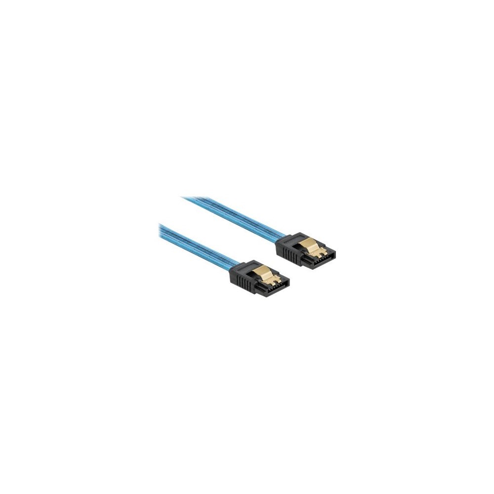 DeLOCK Delock SATA 6 Gb/s Cable UV glow effect - SATA-kabel - 30 cm