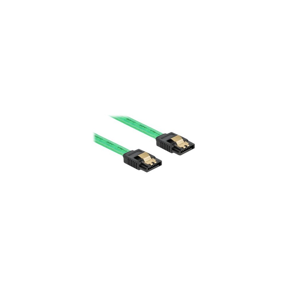 DeLOCK Delock SATA 6 Gb/s Cable UV glow effect - SATA-kabel - 30 cm